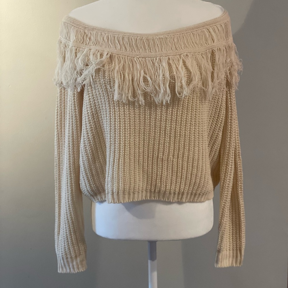 Off the shoulder Lulus long sleeve
